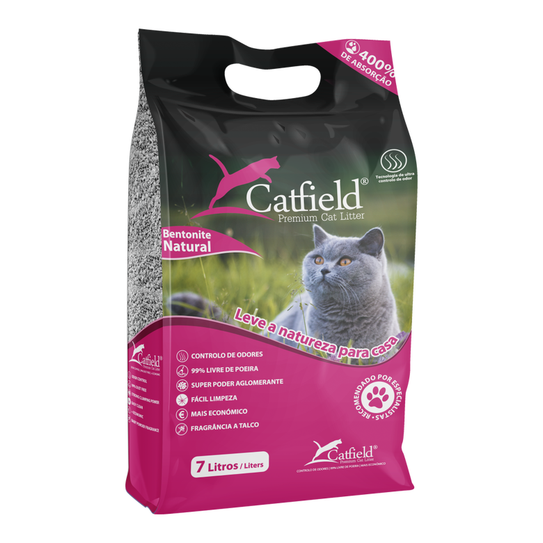 Catfield Premium Talco Areia Aglomerante para gatos , , large image number null